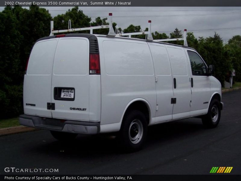 Summit White / Neutral 2002 Chevrolet Express 3500 Commercial Van