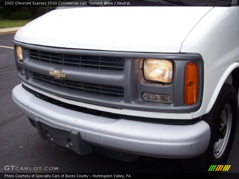 Summit White / Neutral 2002 Chevrolet Express 3500 Commercial Van