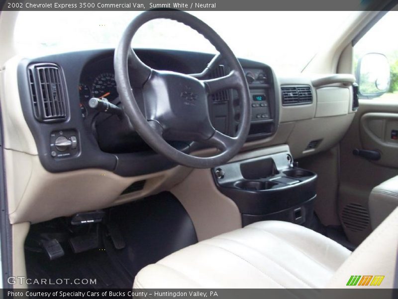  2002 Express 3500 Commercial Van Neutral Interior