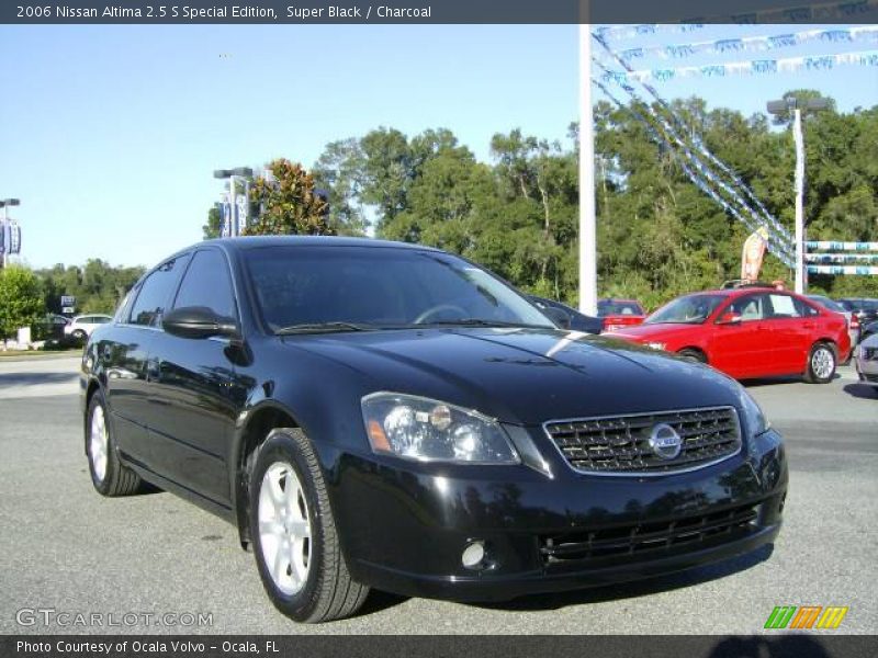 Super Black / Charcoal 2006 Nissan Altima 2.5 S Special Edition
