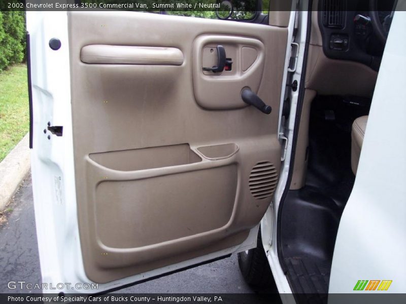 Summit White / Neutral 2002 Chevrolet Express 3500 Commercial Van