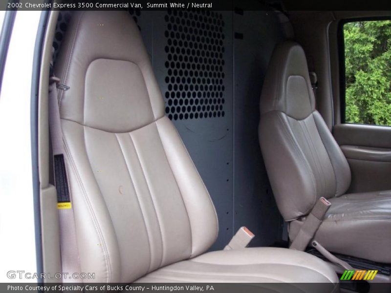 Summit White / Neutral 2002 Chevrolet Express 3500 Commercial Van