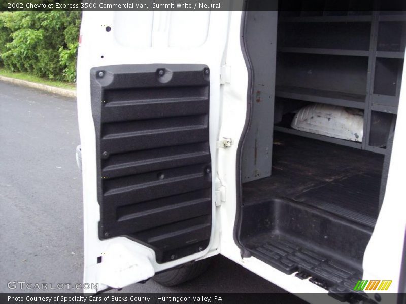 Summit White / Neutral 2002 Chevrolet Express 3500 Commercial Van