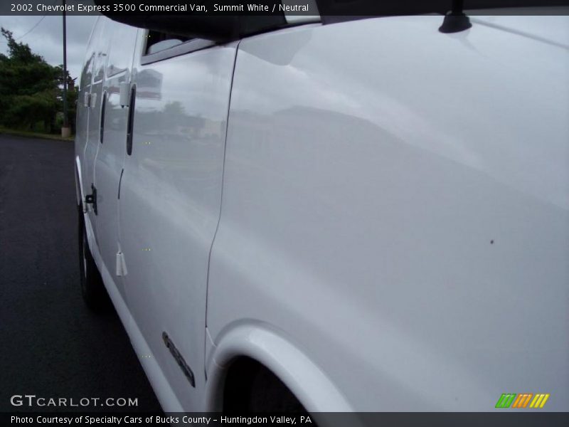 Summit White / Neutral 2002 Chevrolet Express 3500 Commercial Van