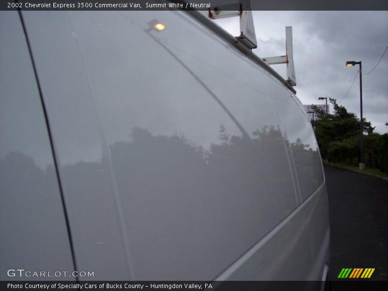 Summit White / Neutral 2002 Chevrolet Express 3500 Commercial Van