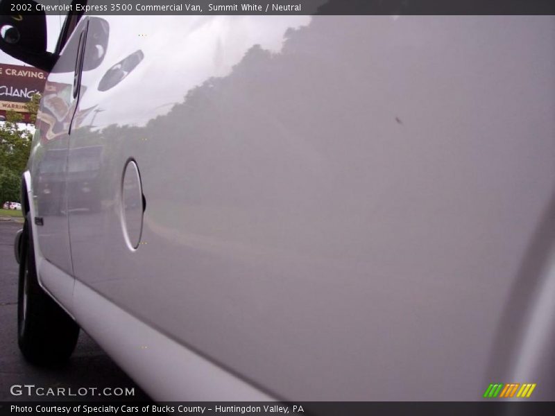 Summit White / Neutral 2002 Chevrolet Express 3500 Commercial Van