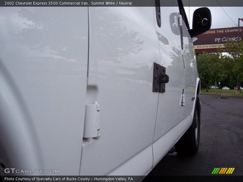 Summit White / Neutral 2002 Chevrolet Express 3500 Commercial Van