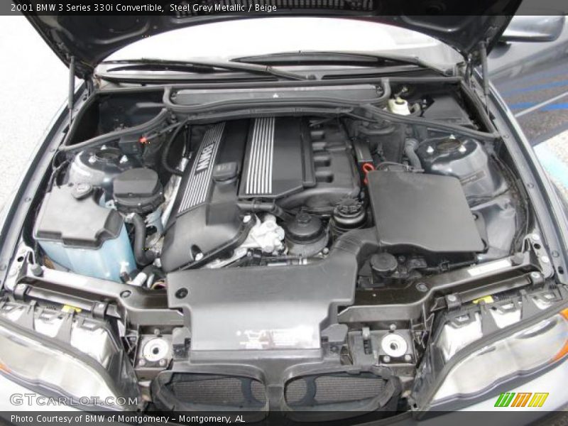 Steel Grey Metallic / Beige 2001 BMW 3 Series 330i Convertible