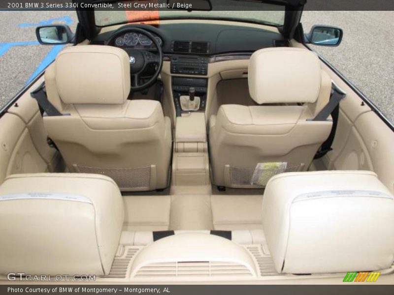 Steel Grey Metallic / Beige 2001 BMW 3 Series 330i Convertible