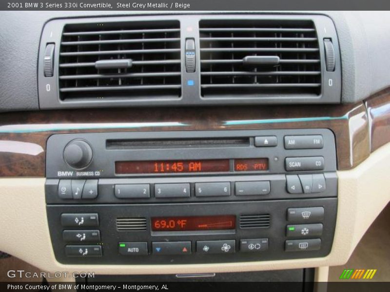 Steel Grey Metallic / Beige 2001 BMW 3 Series 330i Convertible