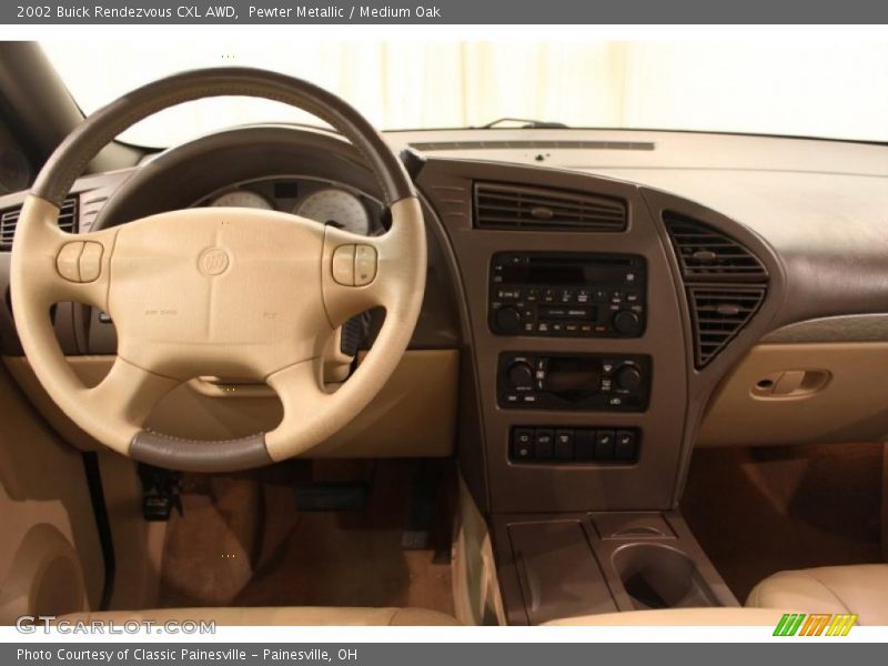 Pewter Metallic / Medium Oak 2002 Buick Rendezvous CXL AWD