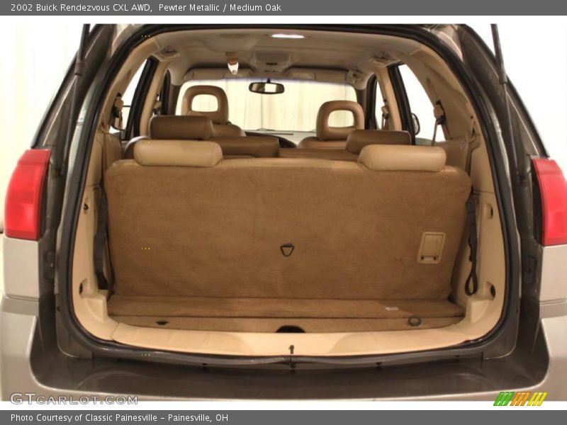 Pewter Metallic / Medium Oak 2002 Buick Rendezvous CXL AWD