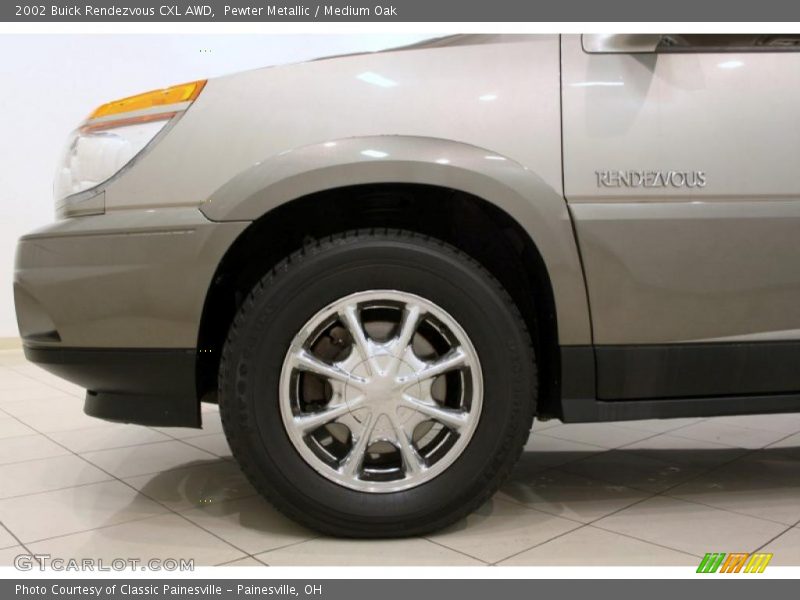 Pewter Metallic / Medium Oak 2002 Buick Rendezvous CXL AWD