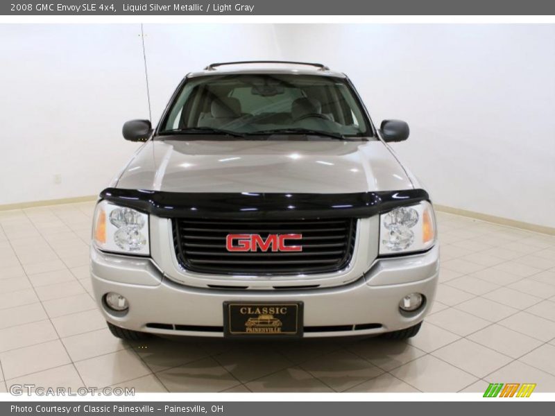 Liquid Silver Metallic / Light Gray 2008 GMC Envoy SLE 4x4