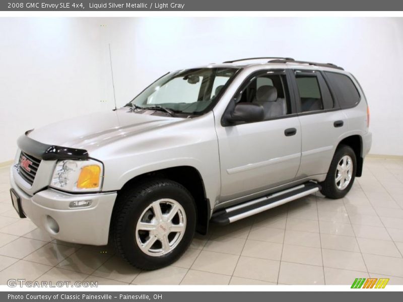 Liquid Silver Metallic / Light Gray 2008 GMC Envoy SLE 4x4