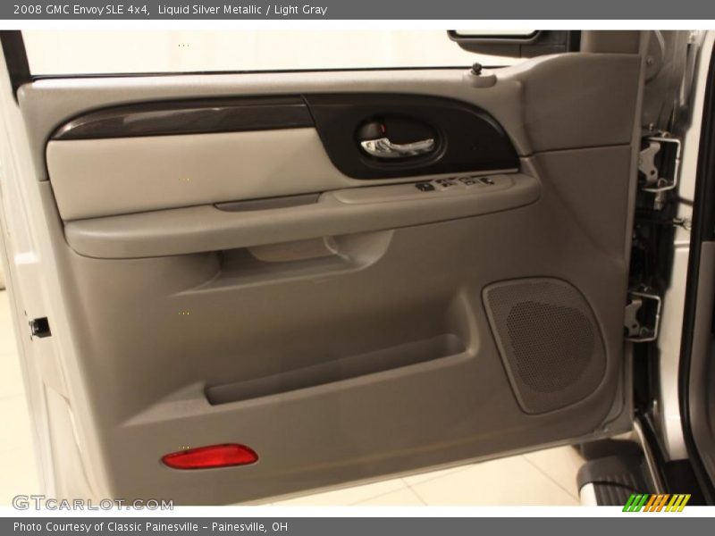 Liquid Silver Metallic / Light Gray 2008 GMC Envoy SLE 4x4