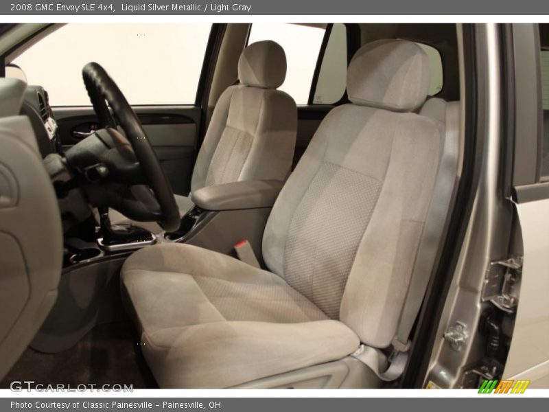 Liquid Silver Metallic / Light Gray 2008 GMC Envoy SLE 4x4