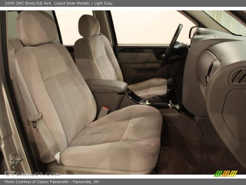 Liquid Silver Metallic / Light Gray 2008 GMC Envoy SLE 4x4