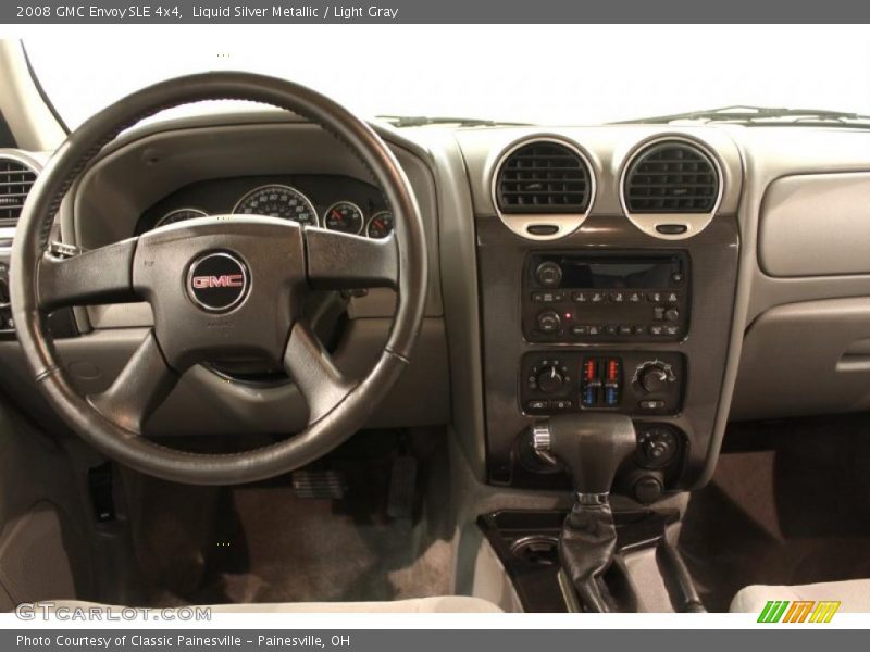 Liquid Silver Metallic / Light Gray 2008 GMC Envoy SLE 4x4