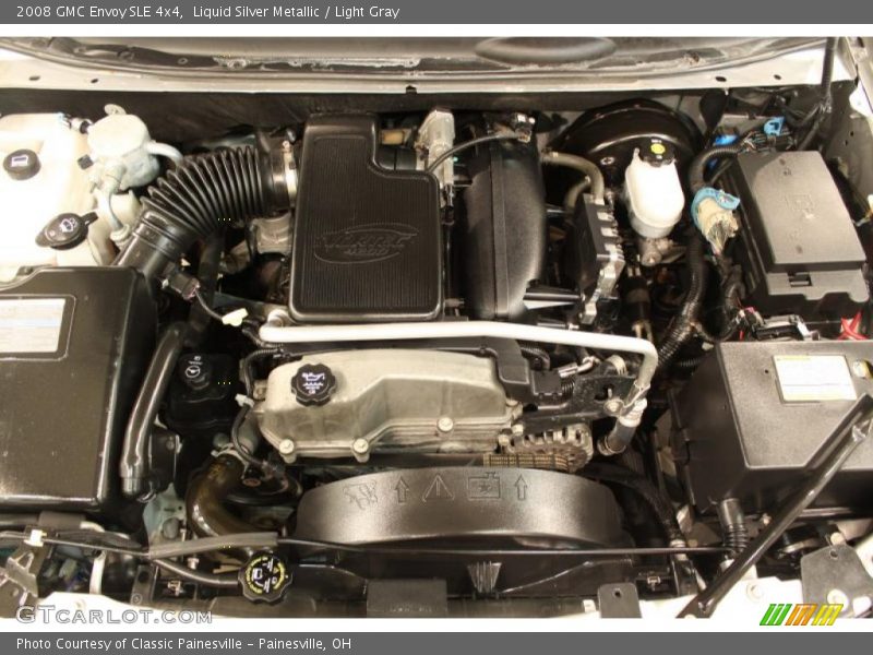 Liquid Silver Metallic / Light Gray 2008 GMC Envoy SLE 4x4