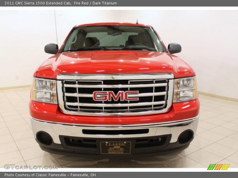 Fire Red / Dark Titanium 2011 GMC Sierra 1500 Extended Cab