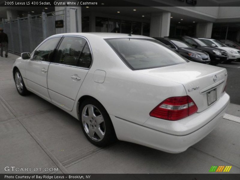 Crystal White / Cashmere 2005 Lexus LS 430 Sedan