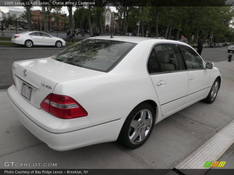 Crystal White / Cashmere 2005 Lexus LS 430 Sedan