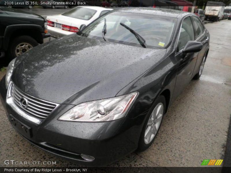 Smoky Granite Mica / Black 2008 Lexus ES 350