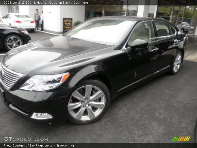 Obsidian Black / Cashmere 2008 Lexus LS 600h L Hybrid