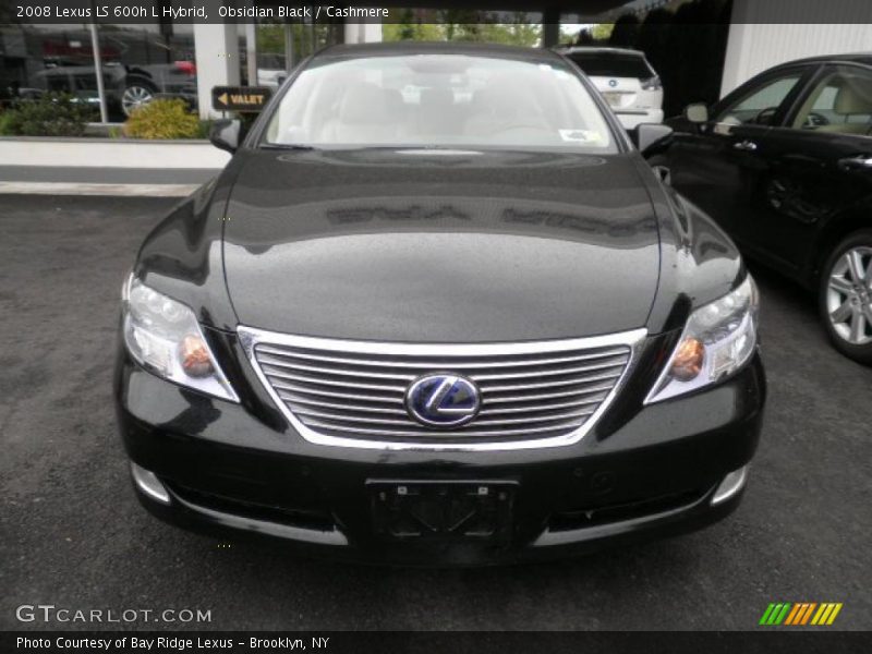 Obsidian Black / Cashmere 2008 Lexus LS 600h L Hybrid