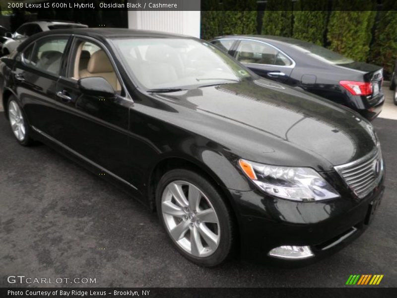 Obsidian Black / Cashmere 2008 Lexus LS 600h L Hybrid