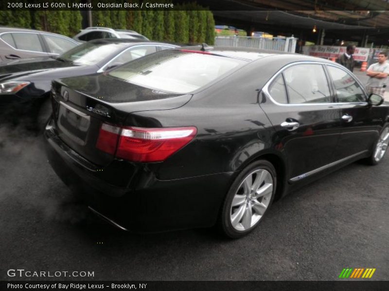 Obsidian Black / Cashmere 2008 Lexus LS 600h L Hybrid