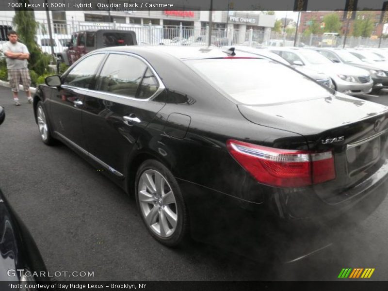Obsidian Black / Cashmere 2008 Lexus LS 600h L Hybrid
