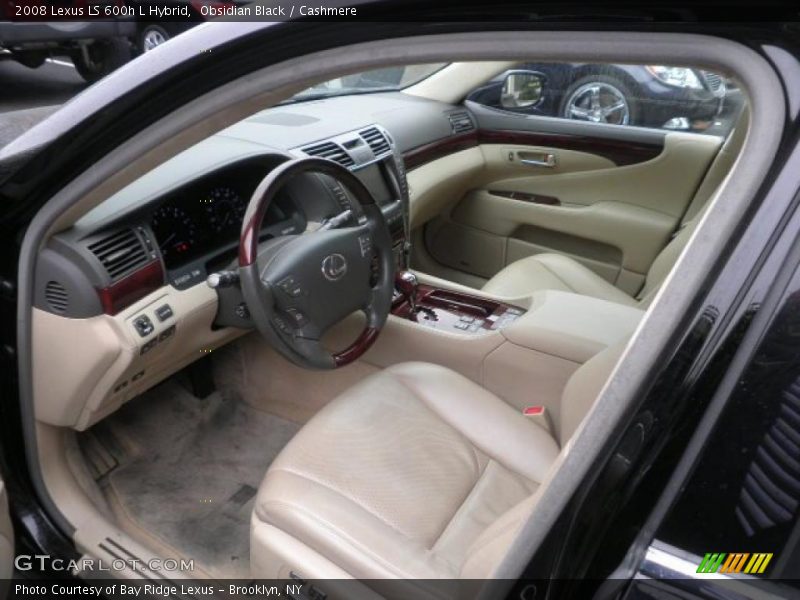 Obsidian Black / Cashmere 2008 Lexus LS 600h L Hybrid