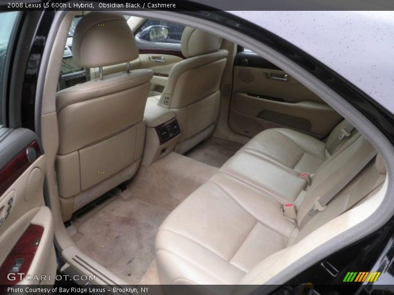 Obsidian Black / Cashmere 2008 Lexus LS 600h L Hybrid