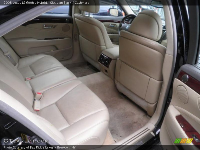 Obsidian Black / Cashmere 2008 Lexus LS 600h L Hybrid