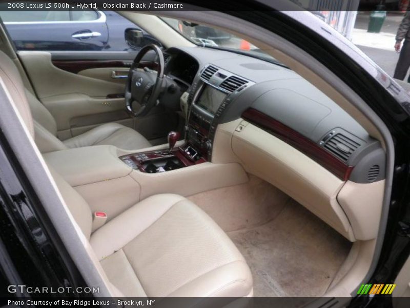 Obsidian Black / Cashmere 2008 Lexus LS 600h L Hybrid