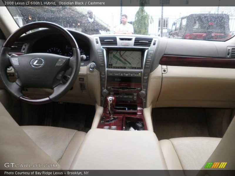 Obsidian Black / Cashmere 2008 Lexus LS 600h L Hybrid