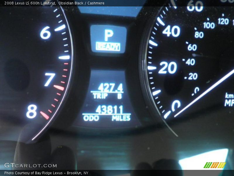 Obsidian Black / Cashmere 2008 Lexus LS 600h L Hybrid