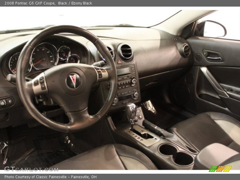  2008 G6 GXP Coupe Ebony Black Interior