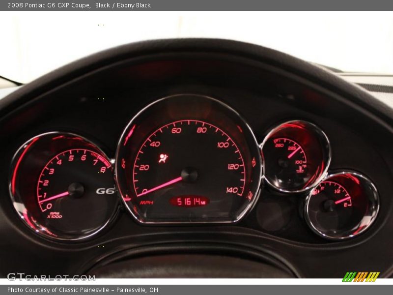  2008 G6 GXP Coupe GXP Coupe Gauges