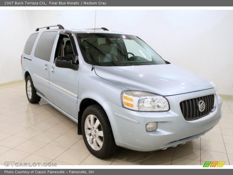 Polar Blue Metallic / Medium Gray 2007 Buick Terraza CXL