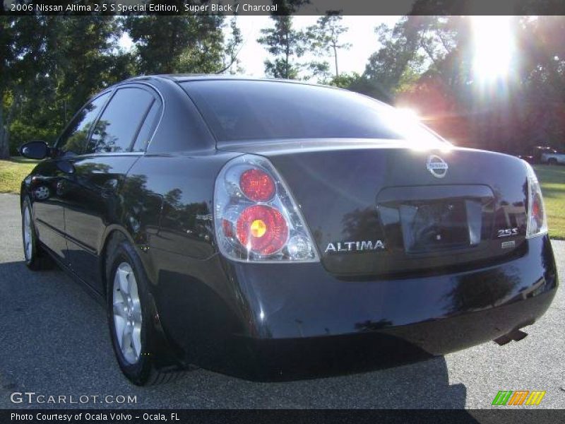 Super Black / Charcoal 2006 Nissan Altima 2.5 S Special Edition