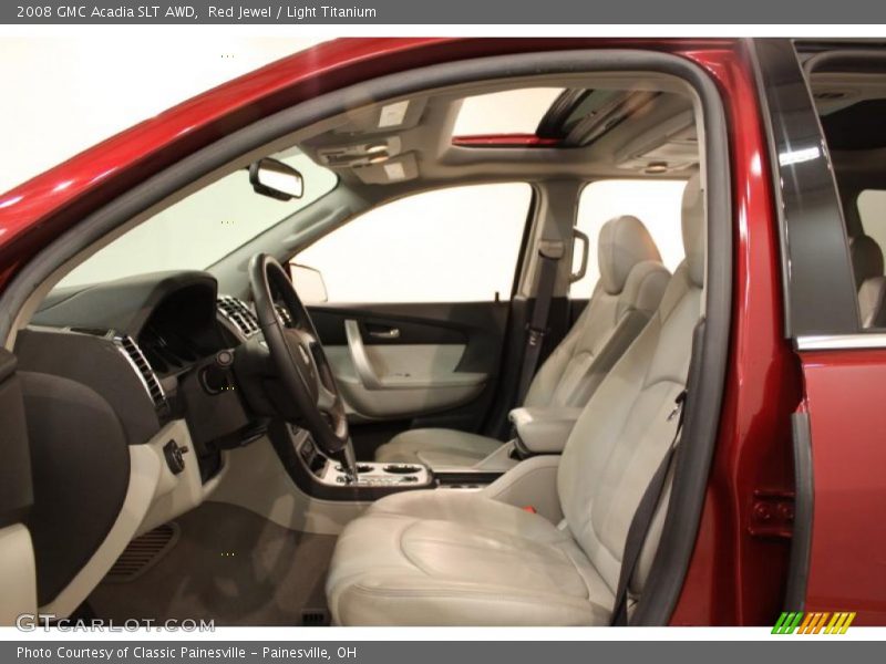 Red Jewel / Light Titanium 2008 GMC Acadia SLT AWD