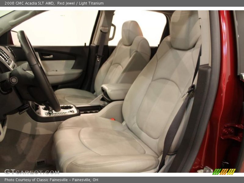 Red Jewel / Light Titanium 2008 GMC Acadia SLT AWD