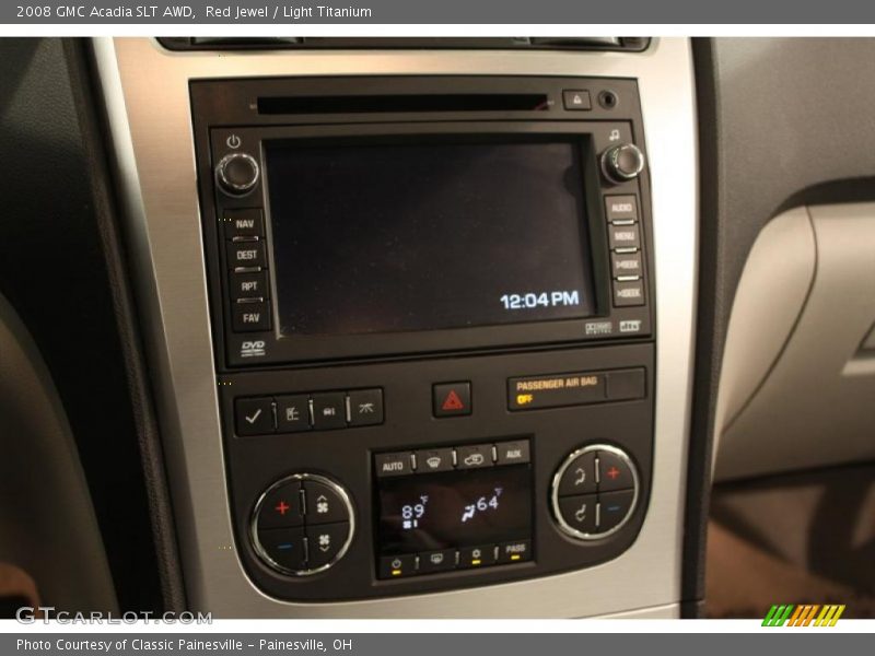 Red Jewel / Light Titanium 2008 GMC Acadia SLT AWD