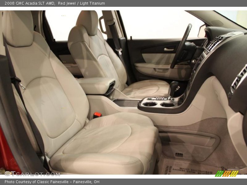 Red Jewel / Light Titanium 2008 GMC Acadia SLT AWD