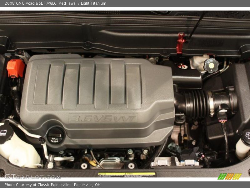 Red Jewel / Light Titanium 2008 GMC Acadia SLT AWD