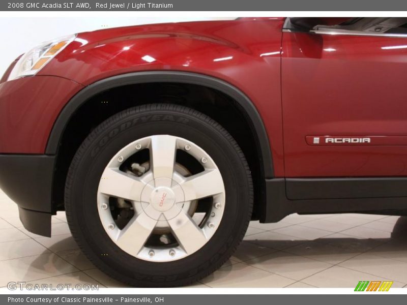 Red Jewel / Light Titanium 2008 GMC Acadia SLT AWD