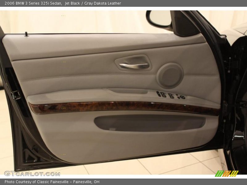 Jet Black / Gray Dakota Leather 2006 BMW 3 Series 325i Sedan